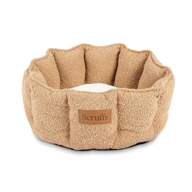 Scruffs Boucle Cat Bed - Pale Rose